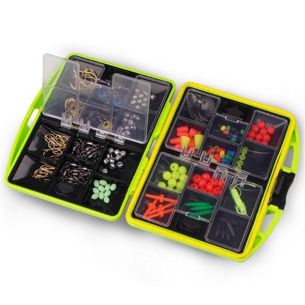 

fishing accessories dsstyles outdoor rock swivels snap hook sinker beads set