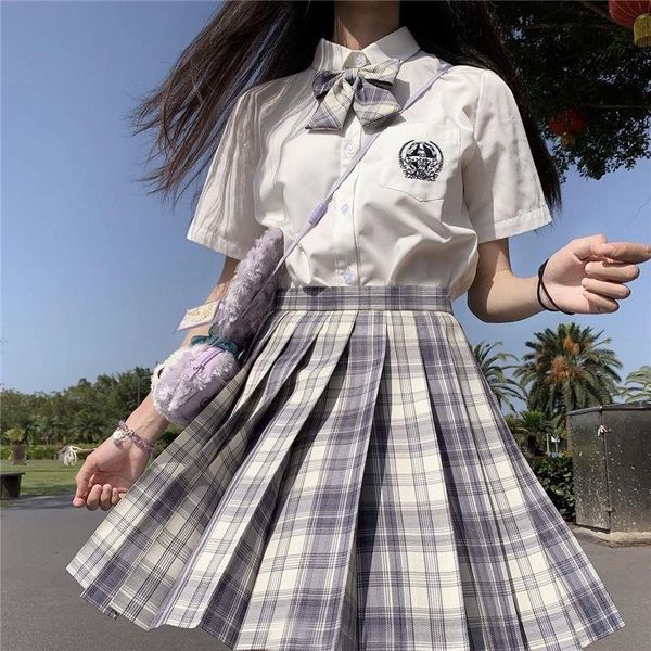 

pleat xs 2xl harajuku womens skirt preppy style plaid ulzzang mini cute japanese school uniforms lady a line kawaii, Black
