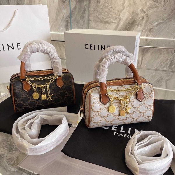 

wholesale outlet old 2021 new mini pillow triomphe flower boston lisa same one shoulder slant span leather bag yw luxurys designers bag