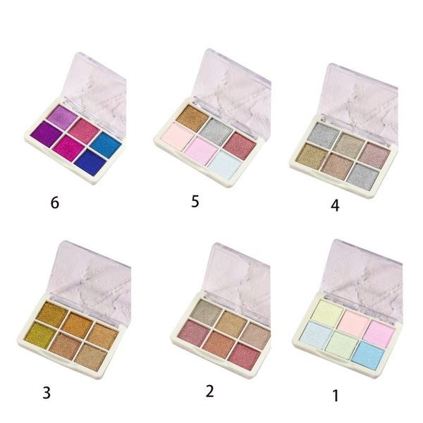 

nail glitter 6 colors solid aurora powder mirror pigment art decorations manicure, Silver;gold