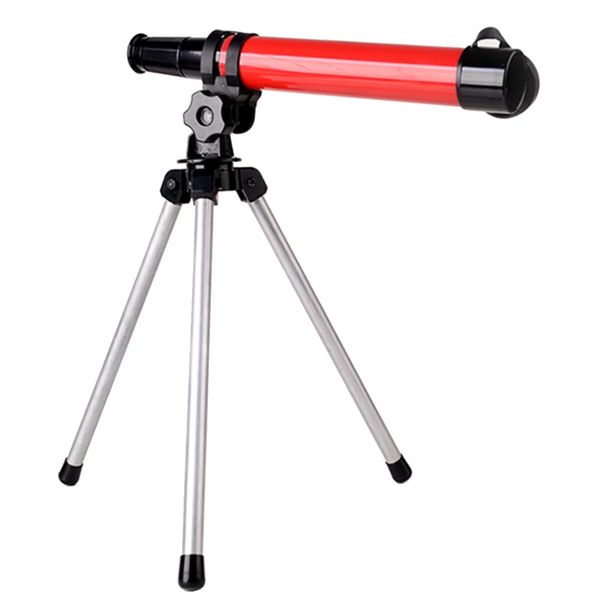 8x Kids Astronomical Telescópio Design Monocular Educacional Brinquedo com tripés