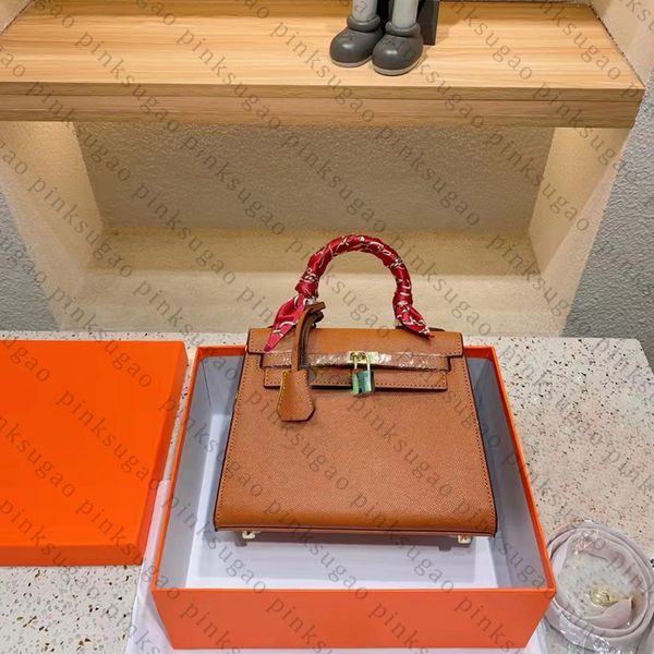 

pink sugao women tote shoulder crossbody bags handbags genuine leather large capacity designer shopping bags 11 color with box