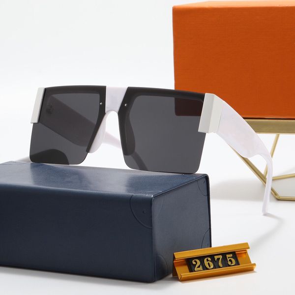 

1.1 millionaires 2675 sunglases men women full frame vintage designer millionaire 1.1 sunglasses men millionaire black logo made in italy, White;black