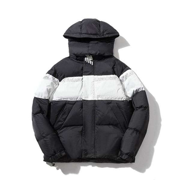 

men's & parkas luxury parka men women classic casual down coats mens outdoor warm feather winter jacket homme coat outwear j53f, Black