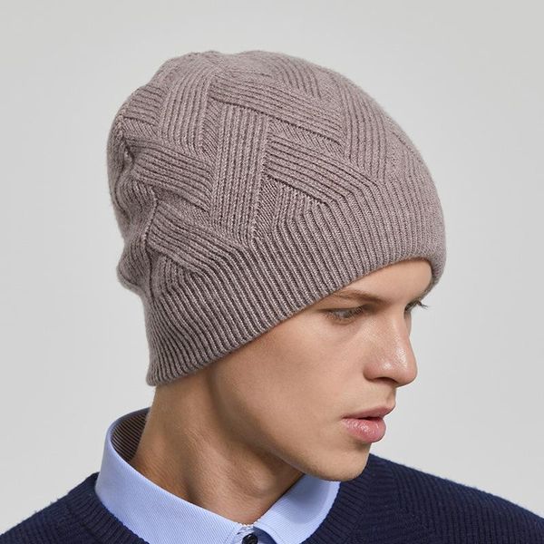 

beanies men hat winter beanie wool knit autumn warm slouchy skiing accessory for teenagers