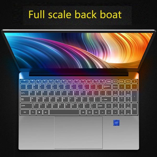 

keyboard covers 15.6-inch ultra-thin gaming lapwith 8g ram 1tb 128g/256g/512g portable internet office windows 10 notebook computer