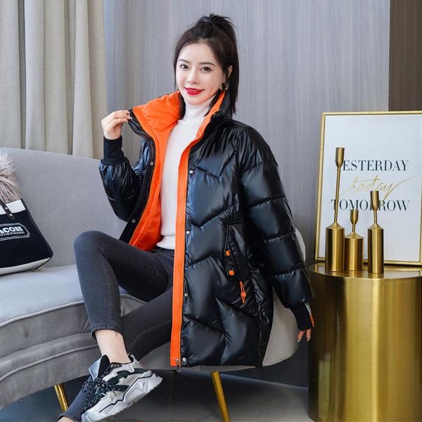 

women's down & parkas winter jacket parka coat women woman, Black