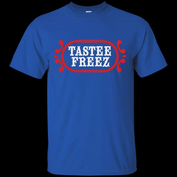 

tastee , tasty e, ice cream, parlour, americana, dairy, banana splid,, White;black