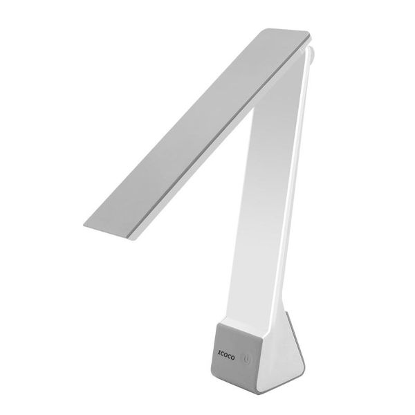 

foldable portable 2700-6500k pc cover fashionable design eye-protection touch switch led charging folding table lamp flash heads