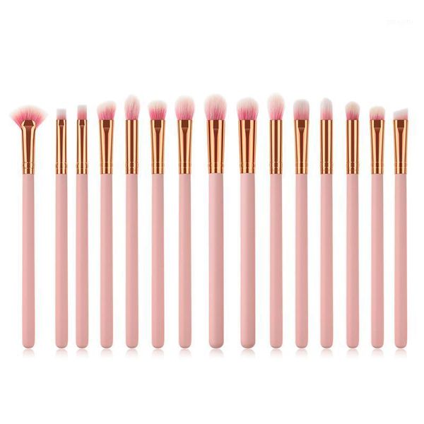 

15pcs/set makeup brushes set pink handle blending blush eye shadow eyebrow lip face make up kabuki brush kit1