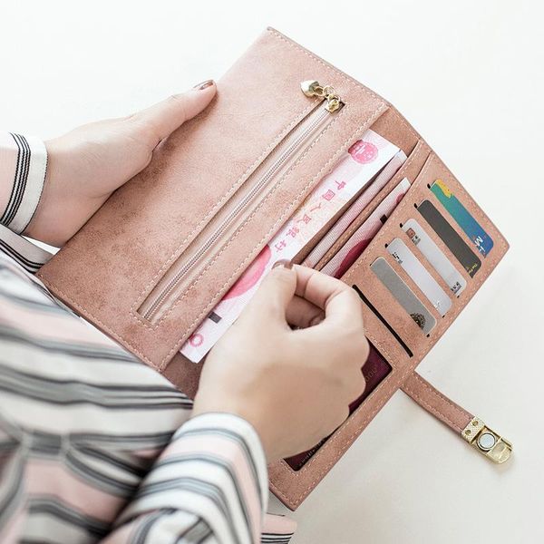 

wallets 2021 wallet women's long womens and purses women, Red;black