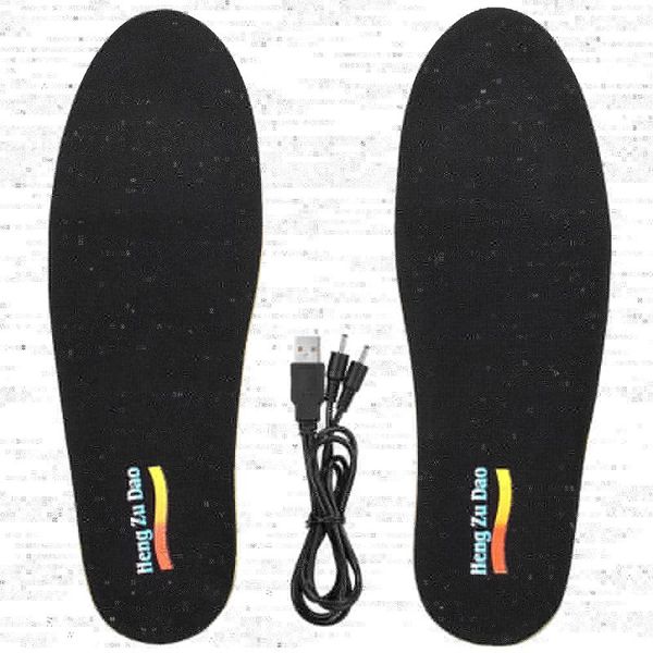 

wireless electric heated insole foot warmers battery powered insoles winter warm shoe for working skiing hiking back support, Black;blue