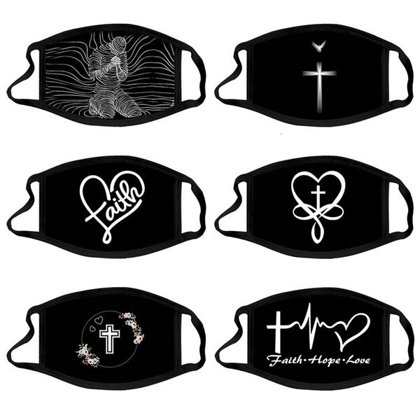 

mask cotton mask washable black cross warm and dustproof