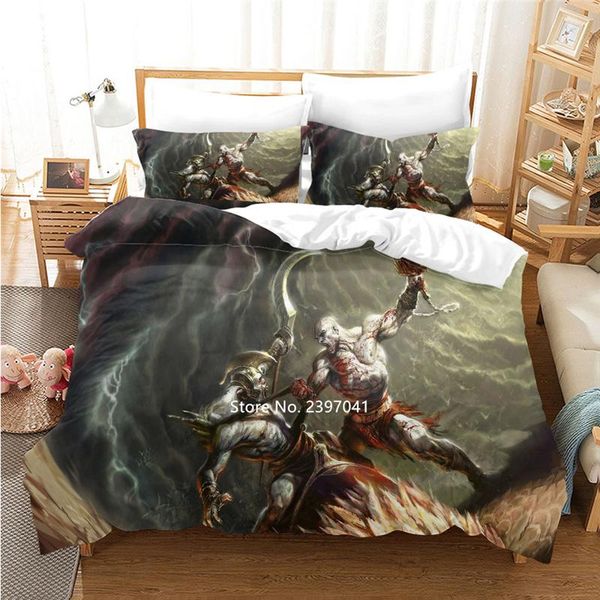 

digital printed japanese anime down cover pillow children cartoon bedding set 2-3 pieces home textile sets