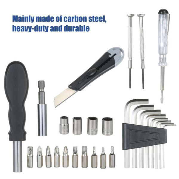 

professional hand tool sets kkmoon 29pcs repair kit assortment set handy hardware precision screwdriver bits wrench torch box