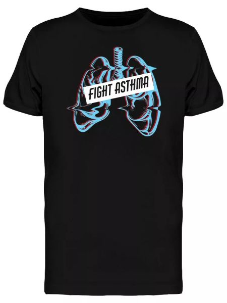 

Combat Asthma Tee Men's -Image by Shutterstock, White;black