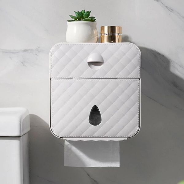 

toilet paper holders roll holder waterproof towel wall mounted wc stand case tube storage box bathroom accessories