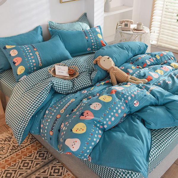 

bedding sets fashion simple 3/4pcs set home textile single fruit party design elegant style soft  twin comfort oceania