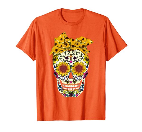 

Funny Skull Sunflower Christist Art Skeleton For Women T-Shirt, Mainly pictures