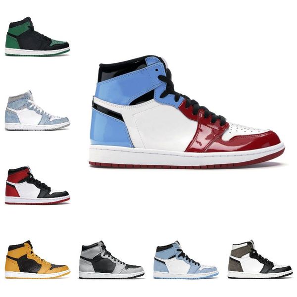 

basketball shoes university blue mens 1 1s jumpman electro orange dark mocha hyper royal chicago patent black white rust pink t