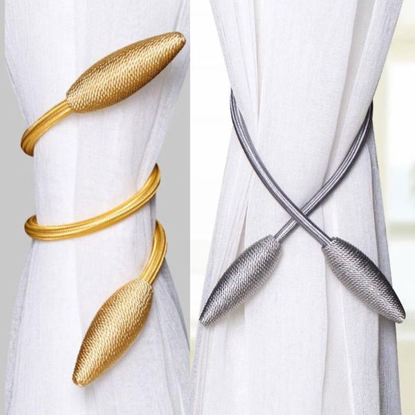 

other home decor arbitrary shape strong curtain tiebacks alloy hanging belts ropes holdback rods accessoires ring