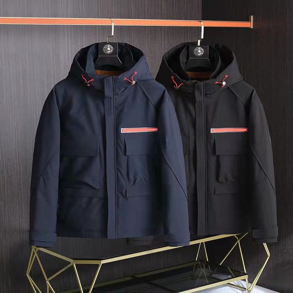 

men's vintage winter mountaineering et, waterproof, windproof sve, dustproof, comfortable, warm, luxurious, sportswear, Black