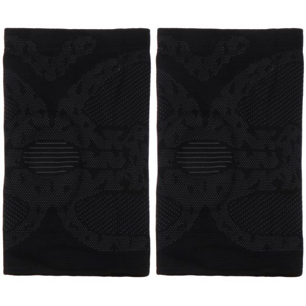 

elbow & knee pads 1 pair sleeve support protective pad for sports, Black;gray