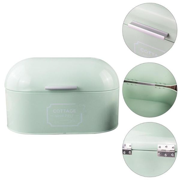 

storage bottles & jars european bread box household extra large metal