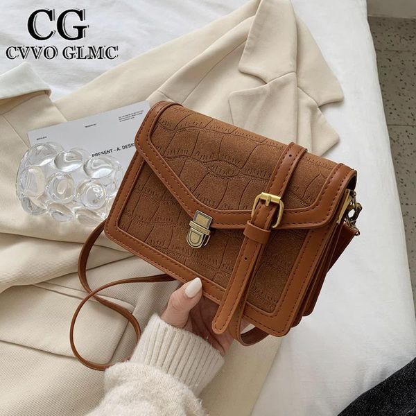 

shoulder bags cvvo glmc pu flap crossbody for women 2021 luxury fashion small handbags and purses