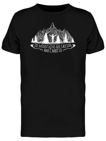 

Dominating The Mountains Men's Tee -Image by Shutterstock, White;black