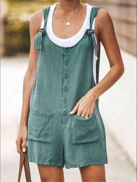 

plus size 3xl cotton women romper linen pocket wide leg strappy dungaree bib overalls casual loose solid playsuit, Black;white