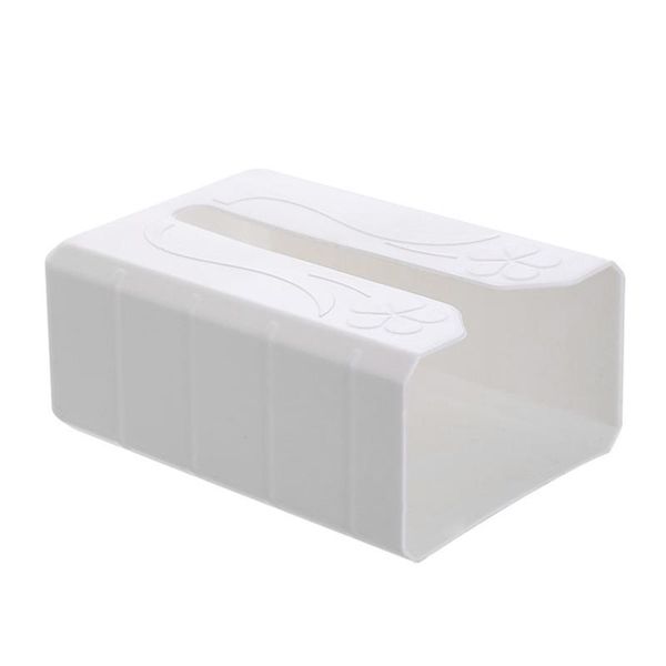 

tissue boxes & napkins 19.5 x 13 8cm wall mounted self adhesive box plastic toilet paper holder suitable for kitchen bathroom