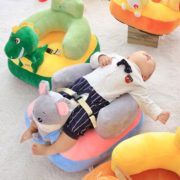 

cushion/decorative pillow baby sofa support seat w/cotton learn to sit feeding chair plush learning for toddler with cotton nest puff