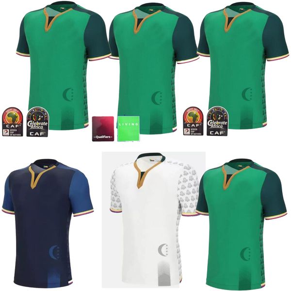 

2022 the comoros soccer jersey 2023 home green away white third blue faÃ¯z selemani el fardou ben youssouf m'changama fouad bachirou foo, Black;yellow