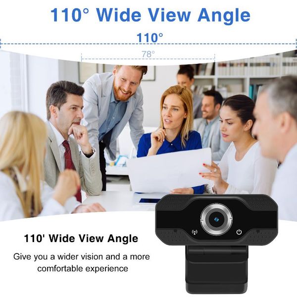 

webcams 1080p hd computer webcam camera with microphone web for pc lapconferencing dq-drop