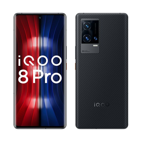 Оригинальный Vivo IQOO 8 PRO 5G Мобильный телефон 12 ГБ ОЗУ 256 ГБ 512 ГБ ROM Snapdragon 888 Plus 50MP AR AF OTG NFC Android 6.78 