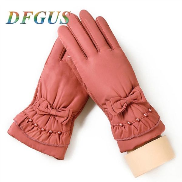 

fingerless gloves women' winter down feather warm fashion windproof heat mittens guantes for female gifts, Blue;gray