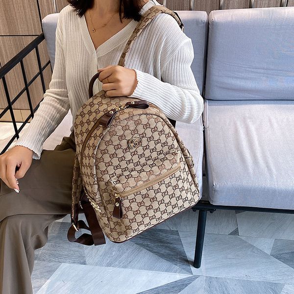 

womens backpack 2021 new fashion large-capacity backpack travel trendy korean style versatile casual pop womens backpack