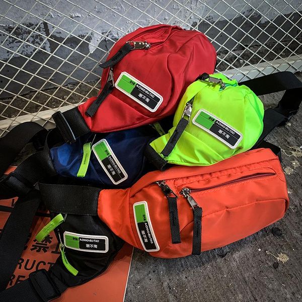 

waist bags brand originality design men and women canvas purse outdoor sports multifunctional men's chest bag cashier mobile phone