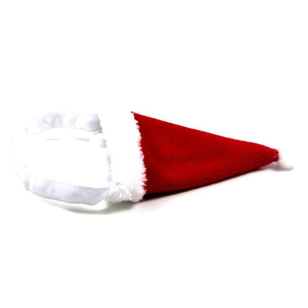 

dog collars & leashes 2pcs pet cat bow tie christmas hat set decoration puppy year costume jingle bell collar santa claus