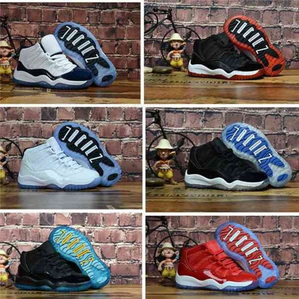 Bred XI 11S Scarpe per bambini Gym Red Infan Bambini bambino Gamma Blue Concord 11 scarpe da ginnastica ragazzo ragazza tn sneakers Space Jam