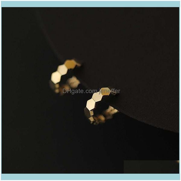 

charm jewelryfactorybfg2korean modern kjm 9k design simple honeycomb and earrings drop delivery 2021 ctfn6, Golden