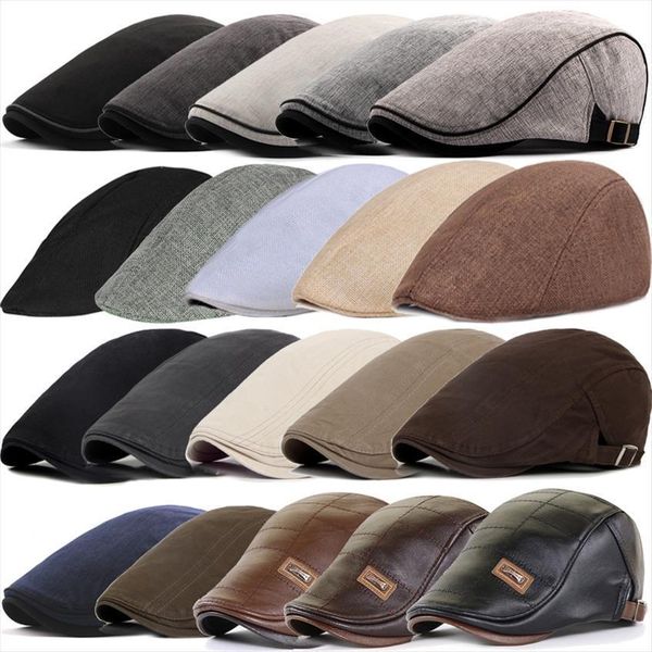 

21 types men berets spring autumn winter windproof street newsboy beret hat retro england hats peaked painter caps, Blue;gray