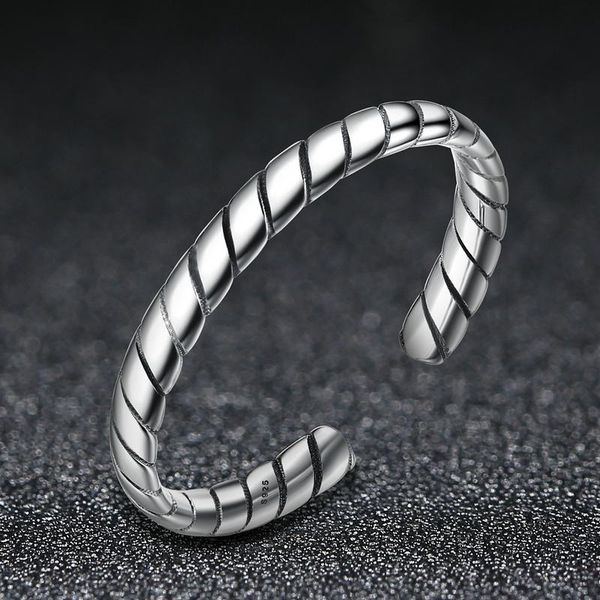 

cluster rings vintage 925 sterling silver for women simple minimalist s925 adjustable cuff small tibetan jewelry, Golden;silver
