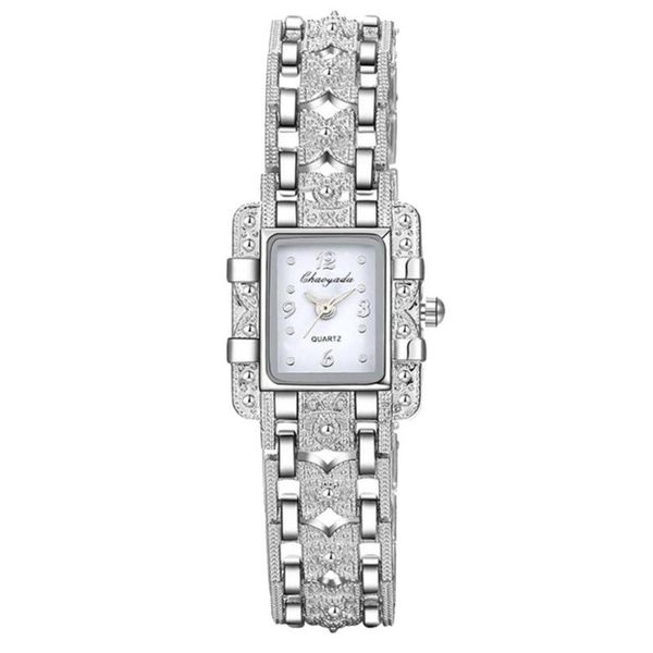 

wristwatches women watches fashion butterfly rhinestone crystal square dial steel bracelet quartz wrist watch relogio feminino drop, Slivery;brown