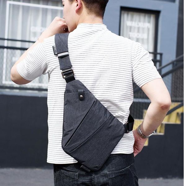 

waist packs magnetic sport travel button mens chest bags fashion crossbody bag man messenger m25