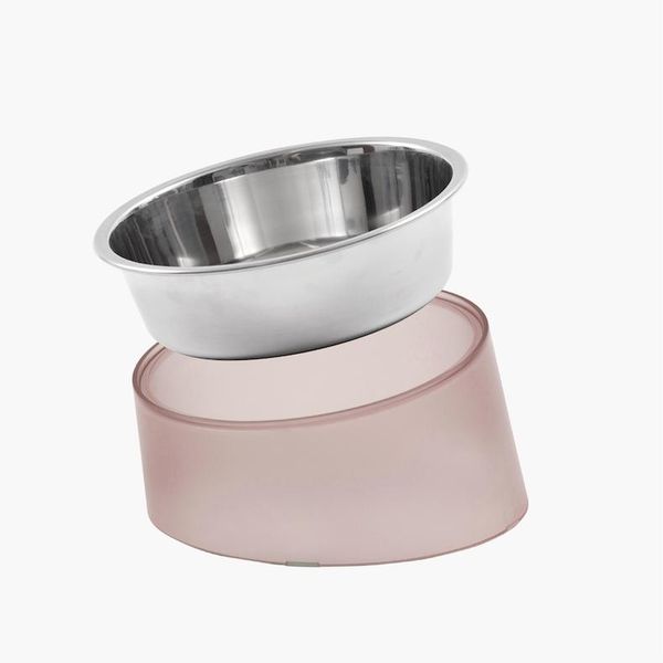 

dog bowls & feeders pet stainless steel bowl double pets water container ciotola cane bottles bol chien animal products kk60ws