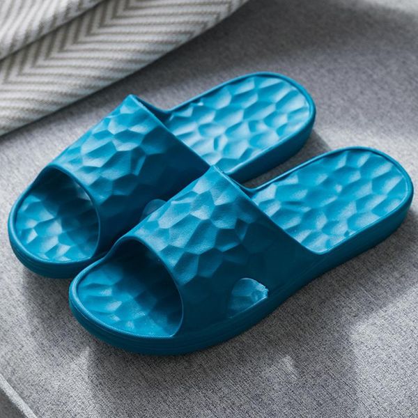 

women's slippers water cube ladies summer 2021 antibacterial bathroom soft flat eva home shoes, Black