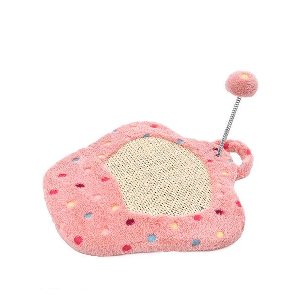 

cat scratches board pet kitten wall corner scratching mat post tree scratcher sisal kitty plush flying toys