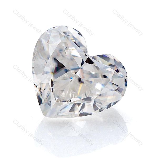 

other defwhite crushed heart shape loose gemstone moissanite stones